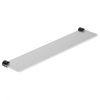 Полка стеклянная Kludi Vela R 5897339 60 см чёрный матовый