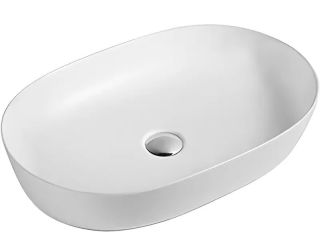 Раковина накладная SantiLine SL-1017MW 60см белый матовый