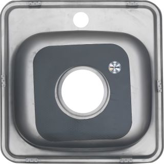 Мойка 3838 Melana 0,6/160 хром с сифоном (022 t *15)