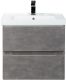 Подвесная тумба под раковину Art&Max Techno 60см айс какао AM-Techno-600-2C-SO-FC305