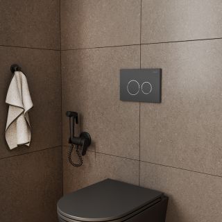 Клавиша смыва DQ Bayern графит (арт.инсталл DI8050127) (DB1529006)