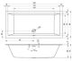 Акриловая ванна Riho Rethink Cubic B109001005 190х90см белый