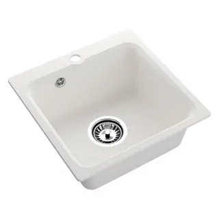 Мойка кухонная Reflexion Base 43-WH RX0743WH белый