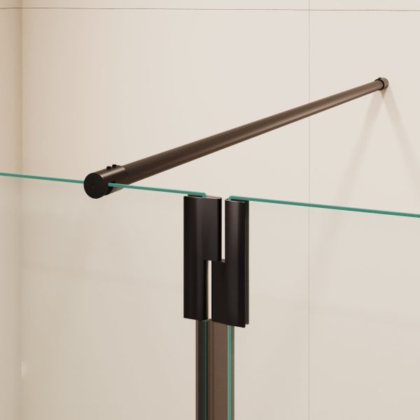 Душевая перегородка RGW WA-054B (WA-010B + Z-072B) 351005403-11 70 см чёрный