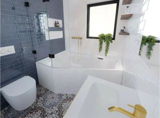 Акриловая ванна Riho Rethink Space Fall B116006005 L заполнение через перелив 180х110см белый