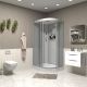 Душевая кабина Niagara NG-3312-14LP 120x80см серебро/матовое
