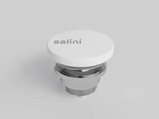 Донный клапан для раковины Salini S-Stone 16622RG D 604 белый матовый