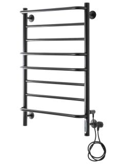 Полотенцесушитель электрический Domoterm Орфей DMT П8 500x800 EK R чёрный