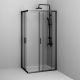 Душевой уголок Am.Pm Gem W90G-403-100280-BT 100x80 см без поддона чёрный матовый