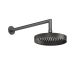 Верхний душ Gessi Ingranaggio 63548.707 21 см чёрный брашированный