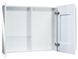 Зеркало-шкаф с подсветкой Continent Allure МВК044 с датчиком движения 100см белый