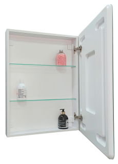 Зеркало-шкаф с подсветкой Continent Emotion МВК128 50см белый