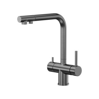 Смеситель для кухни Reflexion Lago RX9903BL оружейная сталь