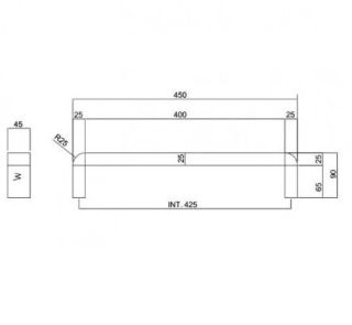 Полотенцесушитель электрический Margaroli Panorama 681 Chrome CR 45 см хром