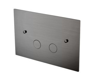 Кнопка смыва Boheme 647-GM оружейная сталь