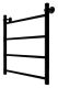 Полотенцесушитель водяной Indigo LineL LLW60-50BR 60x50 см чёрный муар