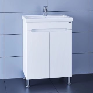 Тумба под раковину СанТа Лондон 224015 60см белый