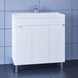 Тумба под раковину СанТа Лондон 224018 80см белый