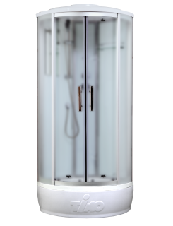 Душевая кабина Timo Standart T-6680SF Silver Fabric 80x80см