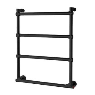 Полотенцесушитель электрический Margaroli Sole 512/4/530 Switch Black brushed nickel BB 63x53 см чёрный шлифованный никель