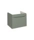 Тумба под раковину Runo подвесная цемент (под умывальник Moduo 60 ) Афина 60 (00-00001205)