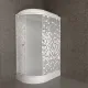 Душевая кабина Triton Коралл Щ0000043488 правая 120x80 см профиль белый стекло мозаика
