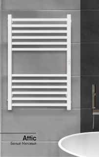 Полотенцесушитель электрический Indigo Attic LСLATCE80-50WMRt 80x50 см белый матовый