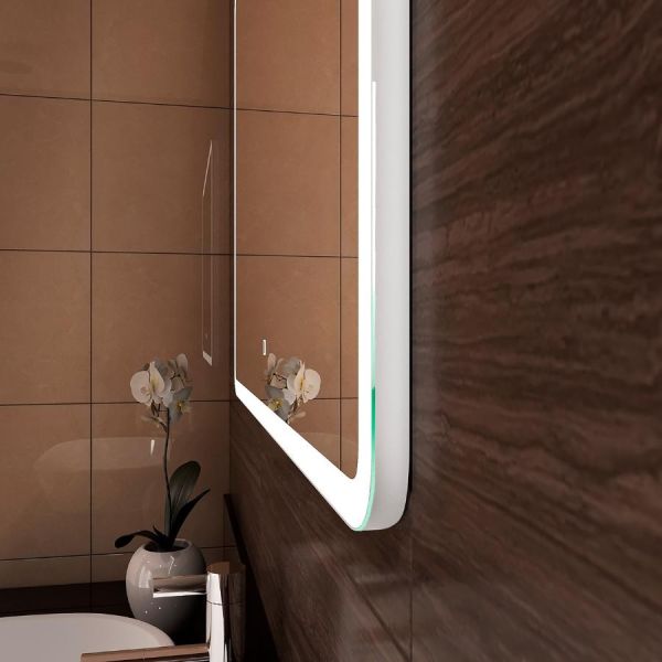 Зеркало с подсветкой Continent Demure ЗЛП448 с музыкальным блоком и подогревом 90см