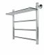 Полотенцесушитель водяной Indigo Line LLSHW60-50P с полкой 60x50 см хром
