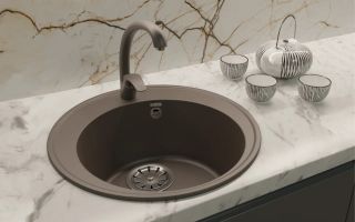 Кухонная мойка Ulgran Quartz Nora 485-07 уголь