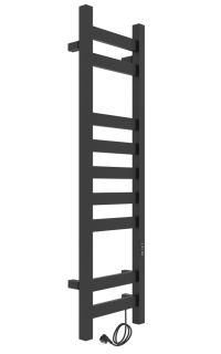 Полотенцесушитель электрический Laris Флавиа 73207659 правый П9 20x80см чёрный муар