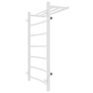 Полотенцесушитель водяной Laris Классик 73208025БМ левый с полкой П7 50x80см белый матовый