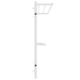 Полотенцесушитель водяной Laris Лавина 73208028БМ левый с полками П9 50x80см белый матовый