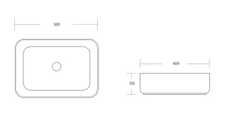 Раковина Milleau Miel MU0084-MGBI матовая голубая пудра