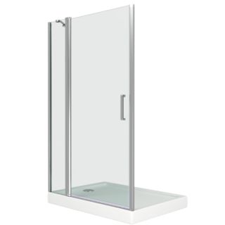 Душевая дверь Good Door Pandora WTW-140-T-CH стекло прозрачное с рисунком Тростник