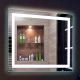 Зеркало с подсветкой Continent Verso ЗЛП40 с сенсорным выключателем 57см