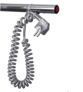 Полотенцесушитель электрический Domoterm DMT 112 42x70 EK R хром