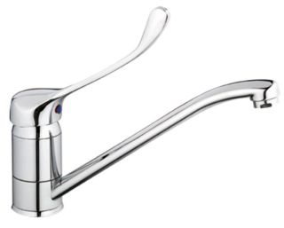 Смеситель для кухни Haiba HB4254 с хирургической ручкой хром