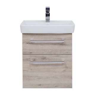 Тумба подвесная Dreja.Rus Q MAX 55 под умывальник Q-55, дуб кантри