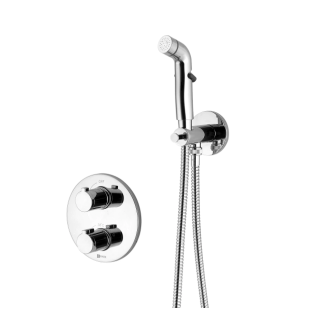 Смеситель гигиенический душ Lemark Yeti LM7819C с термостатом