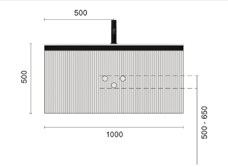 Тумба под раковину Armadi Art Quatro 790-M1-100-D-RIB-A-LED 100 см с подсветкой  бежевый/антрацит