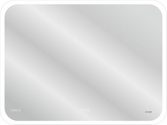 Зеркало Cersanit DESIGN PRO KN-LU-LED070*80-p-Os 80см bluetooth часы с подсветкой с антизапотевателем