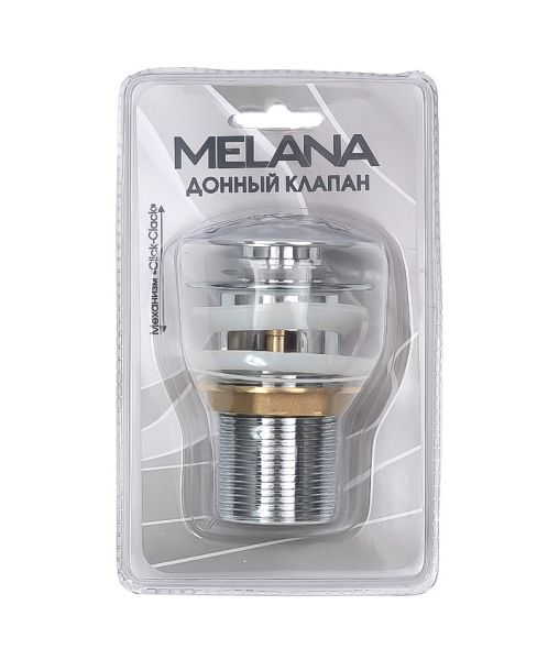 Донный клапан Melana MLN-335302CH с переливом хром