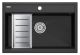 Комплект Paulmark: мойка Stepia 80 и коландер Advance PM117551-AN+A375-BS антрацит/брашированная нержавеющая сталь