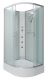 Душевая кабина Niagara NG-33974-14LBKG с гидромассажем 90x70см серебро/матовое