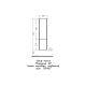 Подвесной шкаф-пенал Санта Меркурий 700457 40 см янтарный