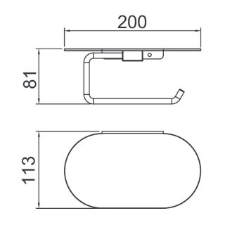 Держатель туалетной бумаги Gappo G30703-9 оружейная сталь