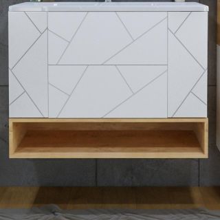 Ниша для пенала Бриклаер Кристалл 4627125415869 100 см дуб бунратти