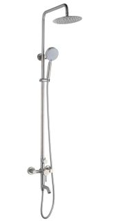 Душевая стойка РМС SUS124-009DK-1 нержавеющая сталь