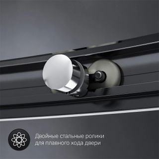 Душевой уголок Am.Pm Like Solo Slide W83UG-302U120MT 120x80 см без поддона